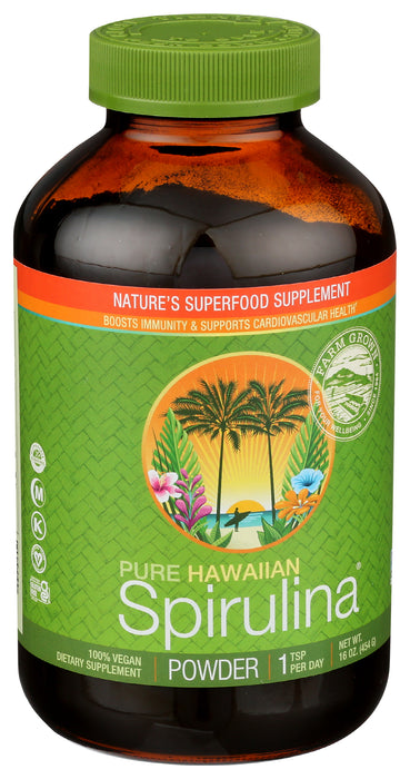 Hawaiian Spirulina Powder, 16 oz