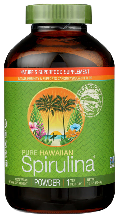 Hawaiian Spirulina Powder, 16 oz