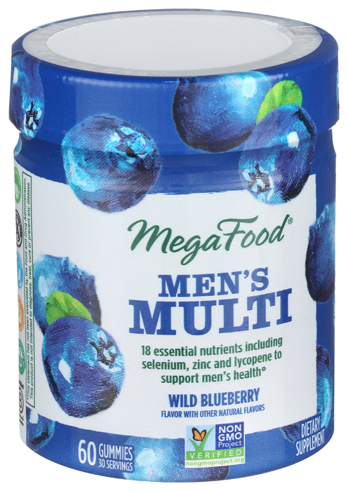 Men's Multi, Wild Blueberry, 60 Gummy