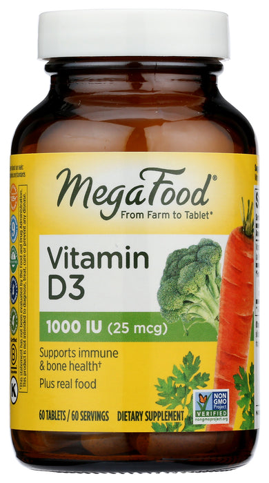 Vitamin D3 1000IU, 60tab