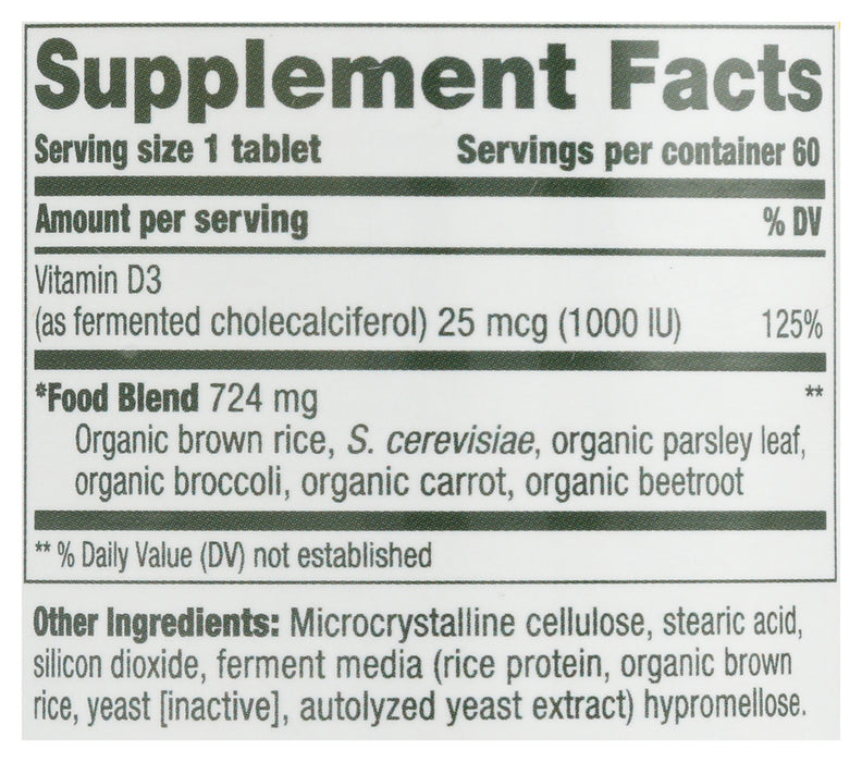 Vitamin D3 1000IU, 60tab