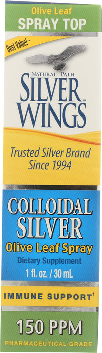 Colloidal Silver W/ Olive Leaf, 1 floz