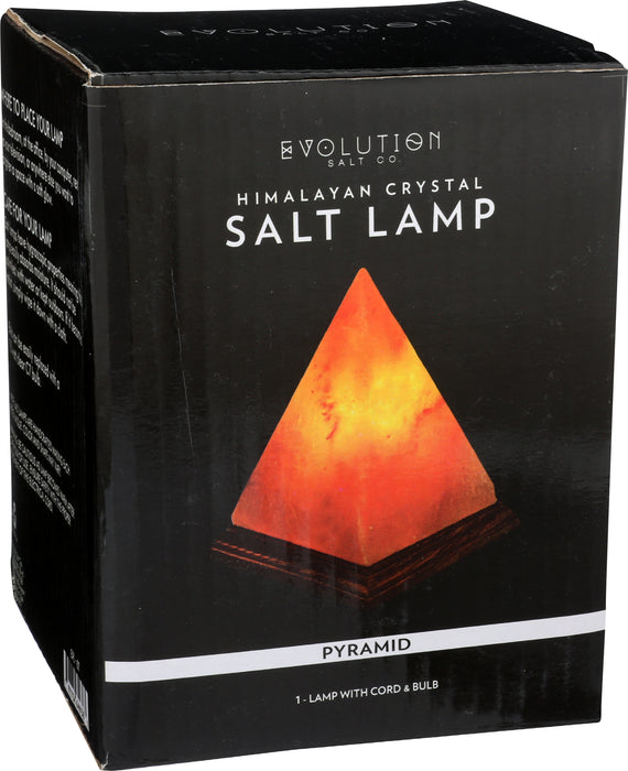 Pyramid Salt Lamp 7in, 1 ct