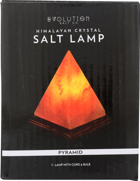 Pyramid Salt Lamp 7in, 1 ct