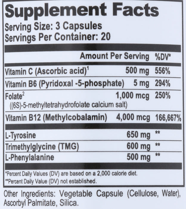 Dopamine Brain Food, 60 vcap