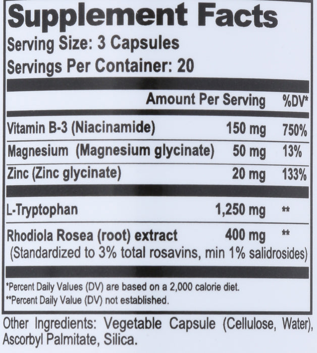 Serotonin Brain Food, 60 vcap