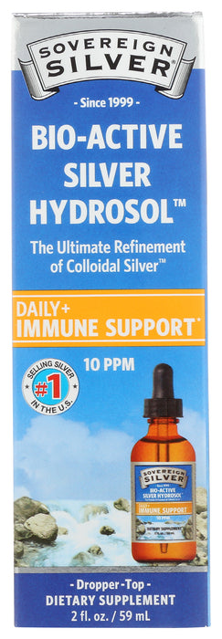 Silver Hydrosol 10ppm, Dropper, 2 floz