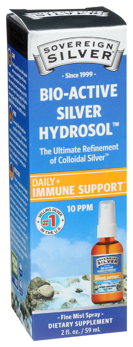 Silver Hydrosol 10ppm, Mist Spray, 2 floz