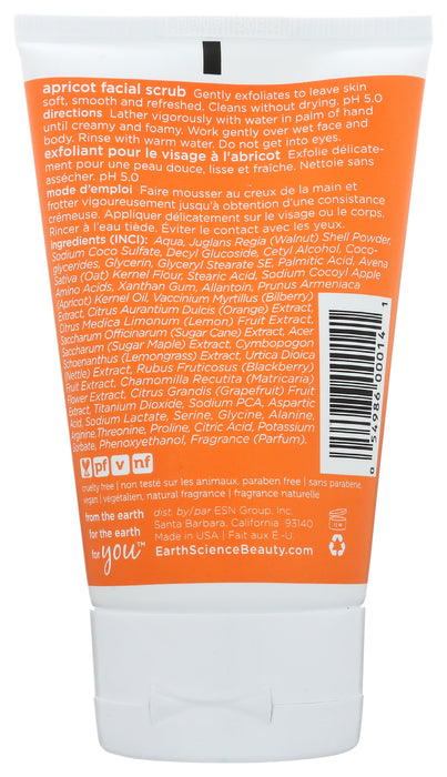 Apricot Facial Scrub Creme, 4.5 oz