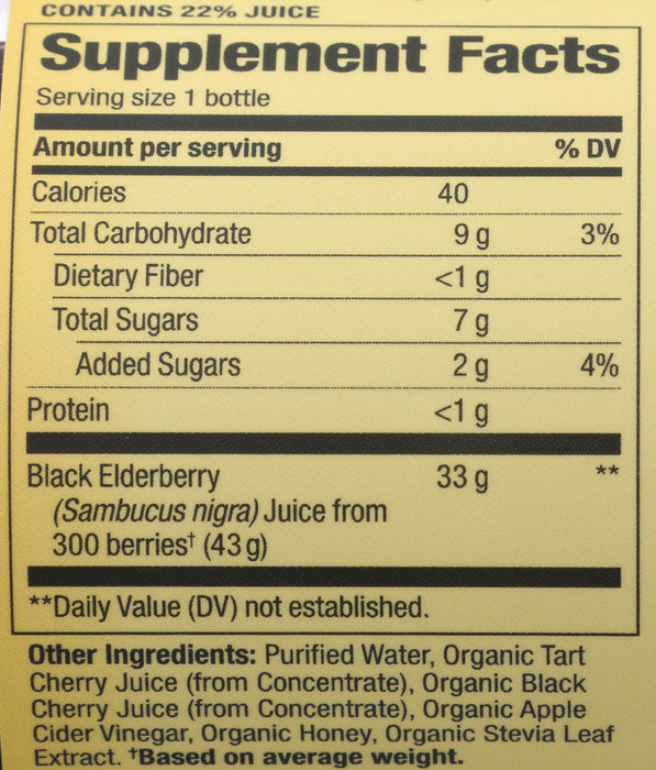 Immune Boost, Elderberry Juice, Org, 10 fl oz