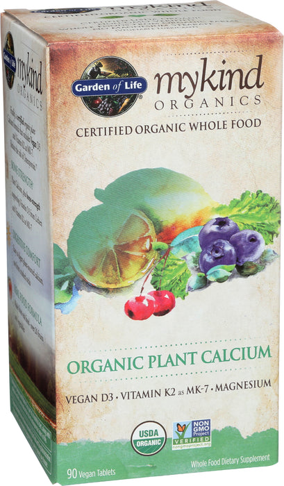 mykind Organics Plant Calcium, 90 tab