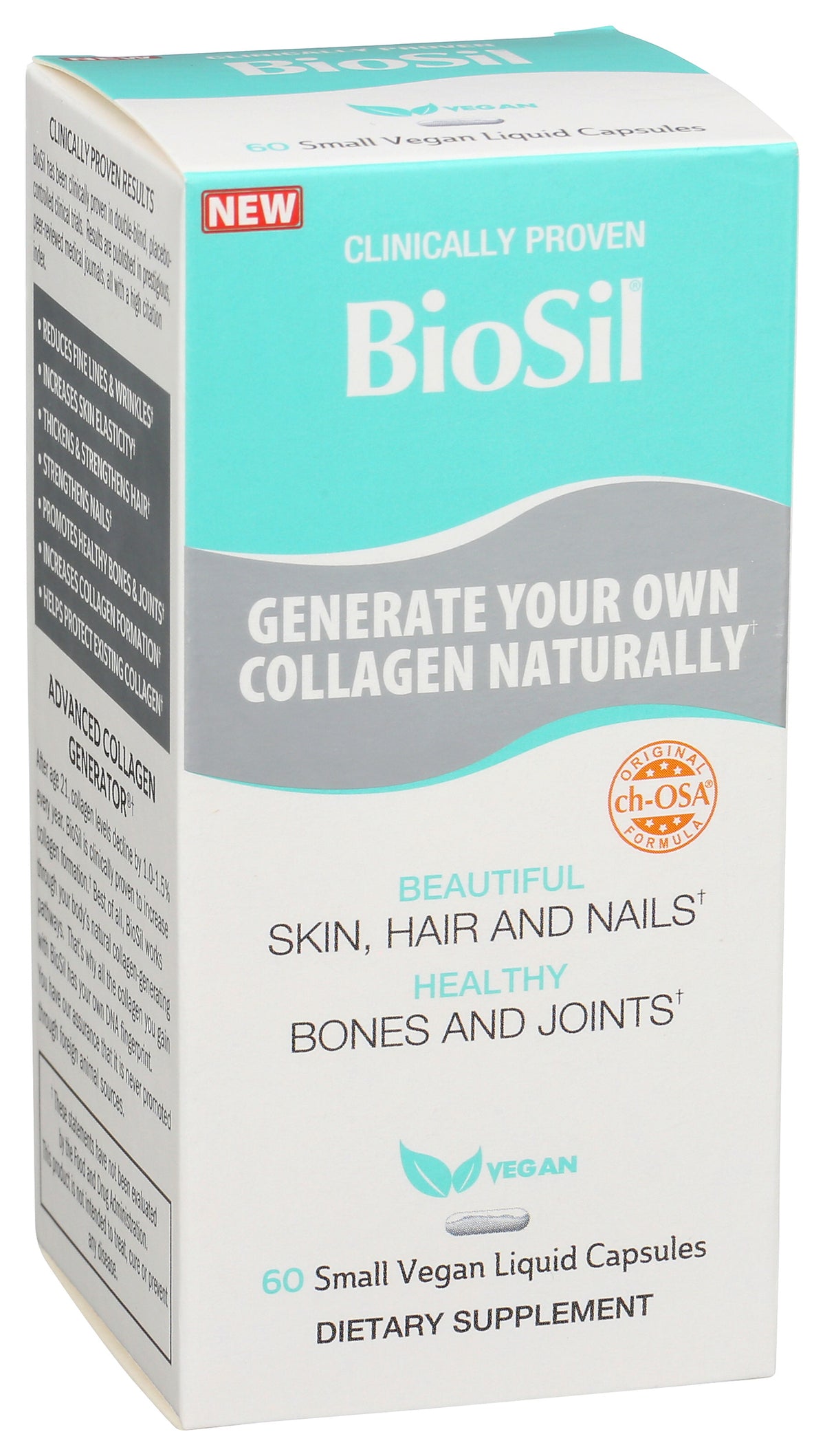 BioSil, Liquid Capsules 5mg, 60 vcap — Natures Pick Market