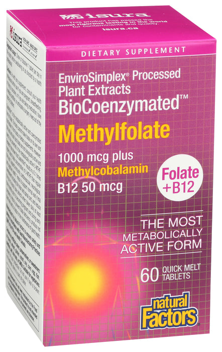 BioCoenz Methylfolate 1000mcg, 60tab