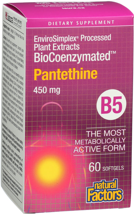 BioCoenz Pantethine 450mg, 60sgel