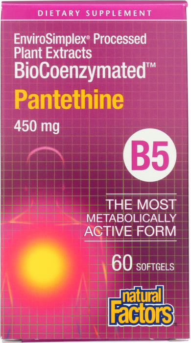 BioCoenz Pantethine 450mg, 60sgel