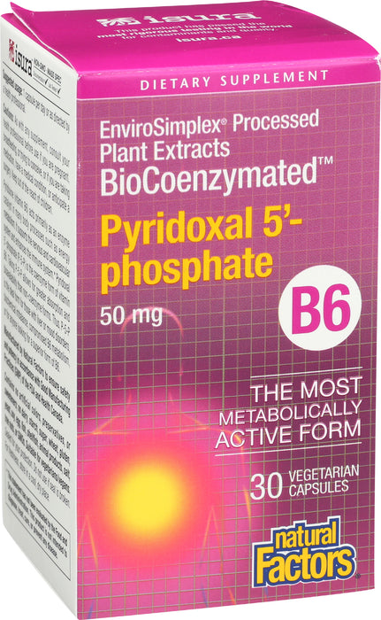 BioCoenz Pyridoxal 5'-phosphate 50mg, 30vcap