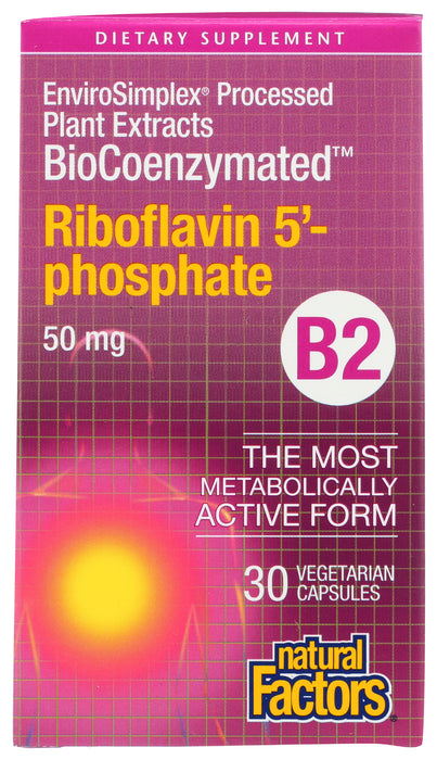 BioCoenz Riboflavin 5'-phosphate 50mg, 30vcap