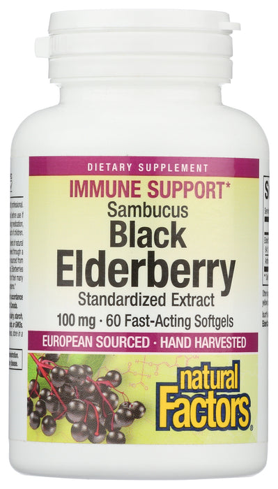 Black Elderberry 100mg, 60 sgel