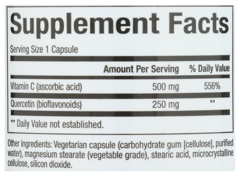 C Extra + Quercetin 500mg/250mg, 60 cap