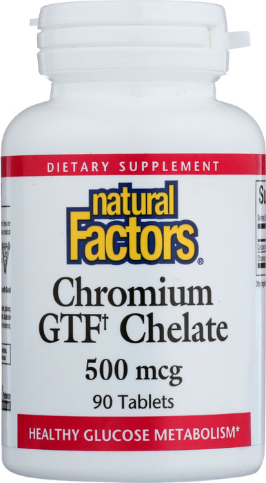 Chromium GTF Chelate, 500mcg, 90tab