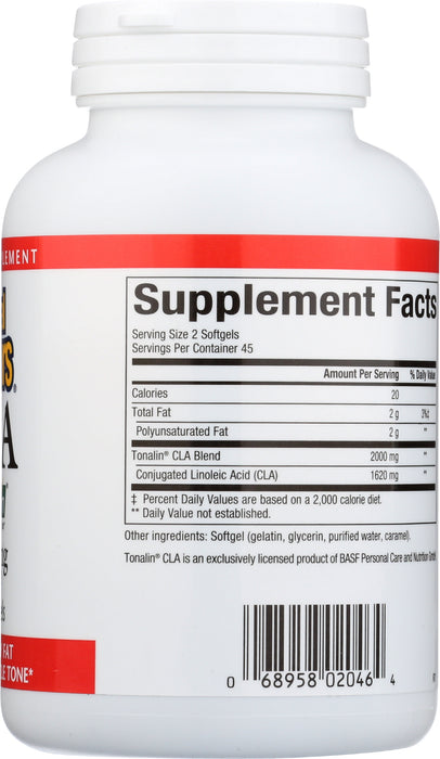 CLA Tonalin, Linoleic Acid, 1000mg, 90sgel