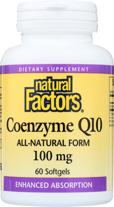 Coenzyme Q10, 100mg, 60sgel