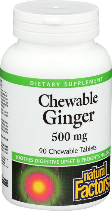 Ginger 500mg, 90chew