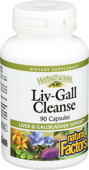 HerbalFactors, Liv-Gall Cleanse, 90cap