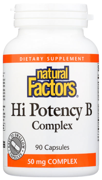 High Potency B Complx, 50mg, 90cap