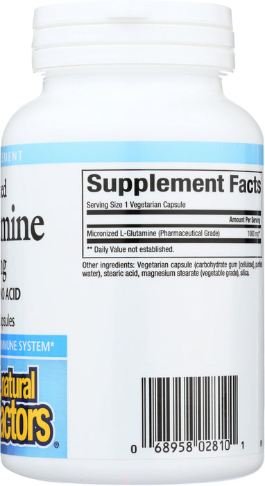 L-Glutamine, Micronized 1000mg, 90vcap