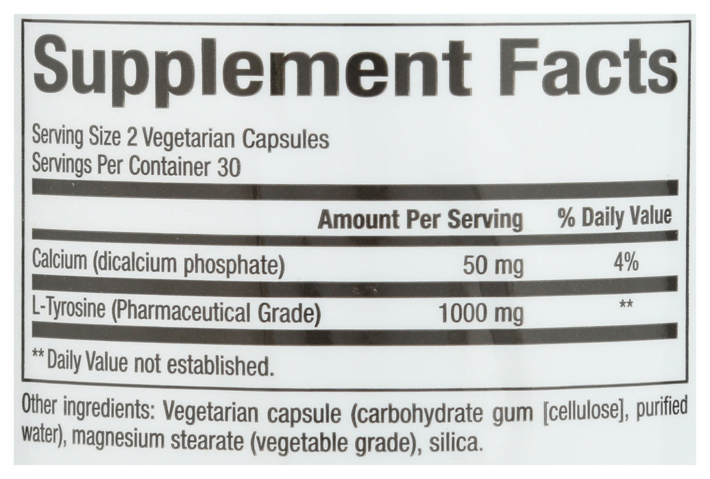 L-Tyrosine 500mg, 60vcap