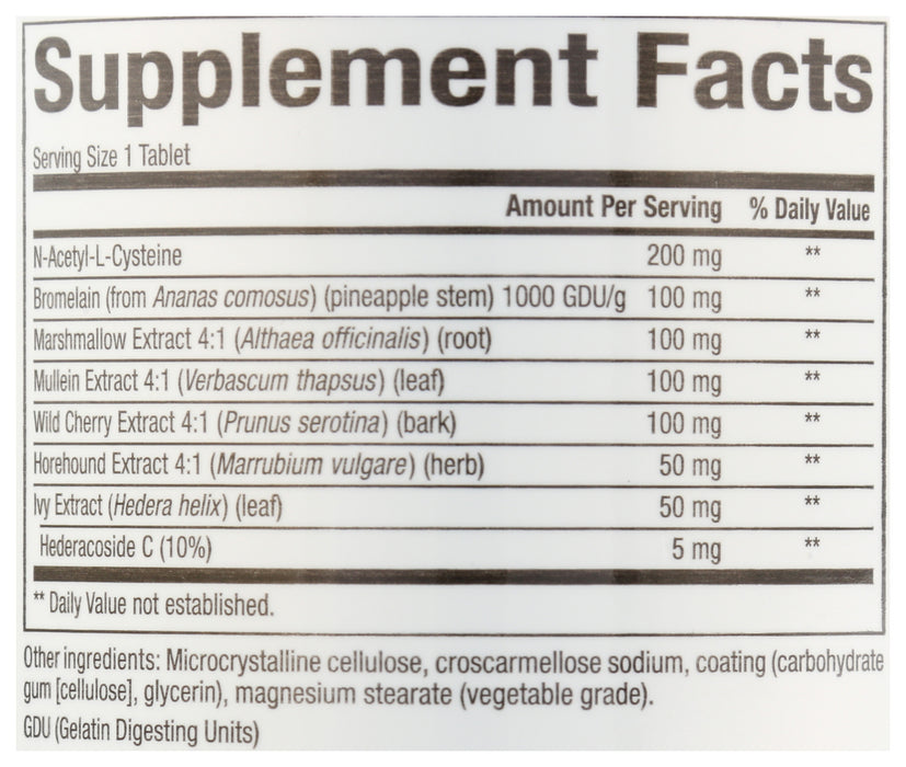 Lung Bronchial & Sinus Health, 90 tab