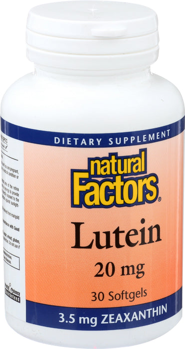 Lutein, 20mg, 30sgel