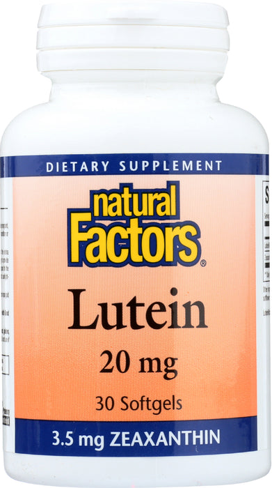 Lutein, 20mg, 30sgel