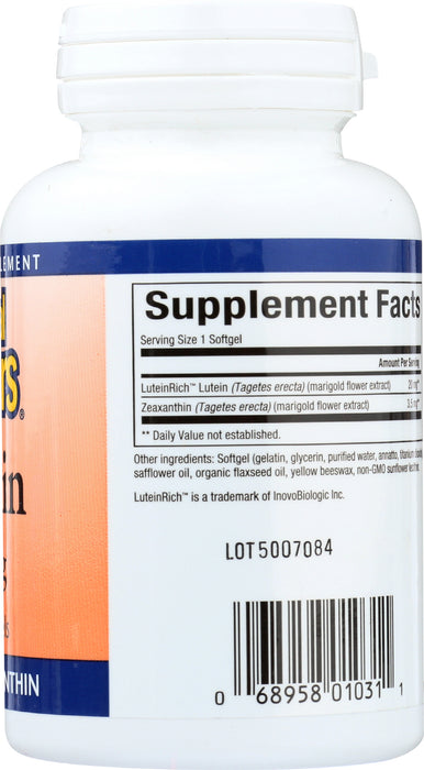 Lutein, 20mg, 30sgel