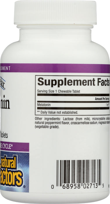Melatonin 1mg, 90chew