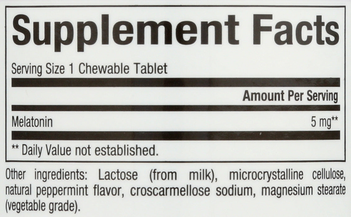 Melatonin 5mg, 90chew