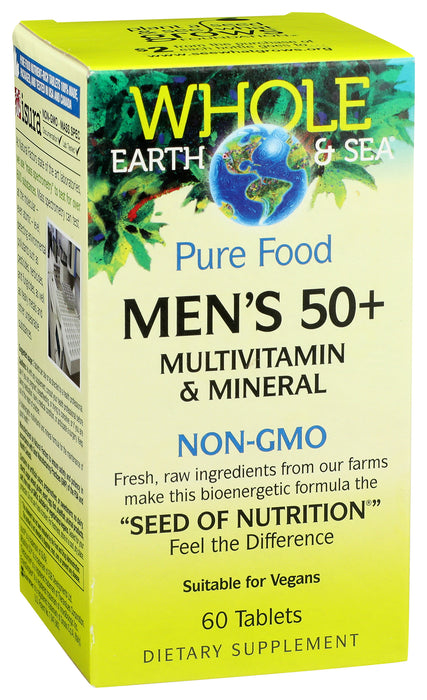 Men's Multi, 50+ Pure Food, 60tab