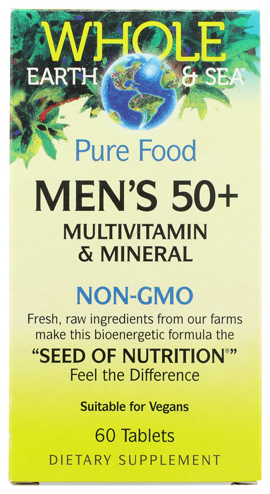 Men's Multi, 50+ Pure Food, 60tab