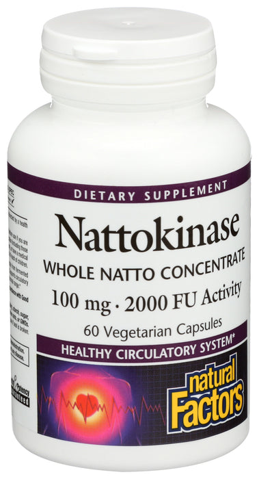 Nattokinase, 100mg, 60vcap