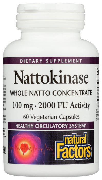 Nattokinase, 100mg, 60vcap