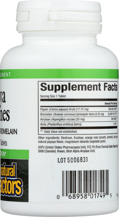 Papaya Enzymes, 120chew