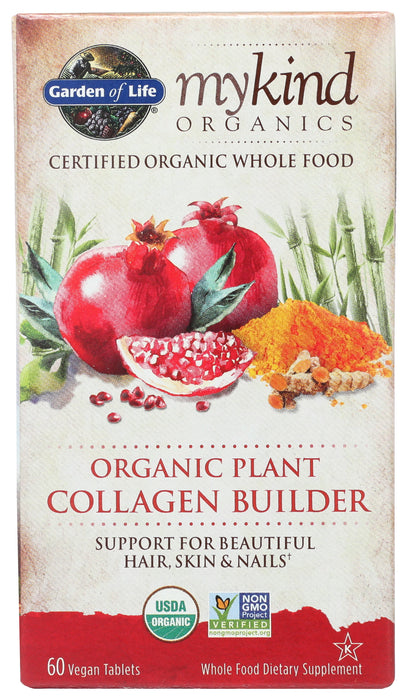 mykind Organics Plant Collagen Builder, 60 tab