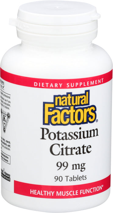 Potassium Citrate 99mg, 90tab