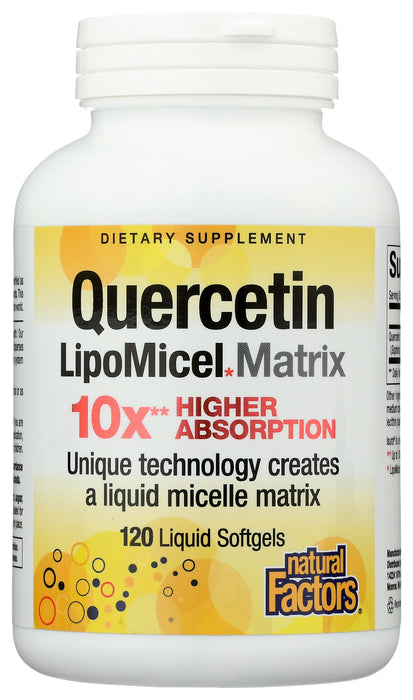 Quercetin LipoMicel Matrix 250mg, 120 liq sgel