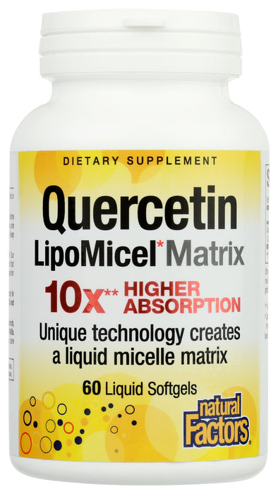 Quercetin LipoMicel Matrix 250mg, 60 liq sgel