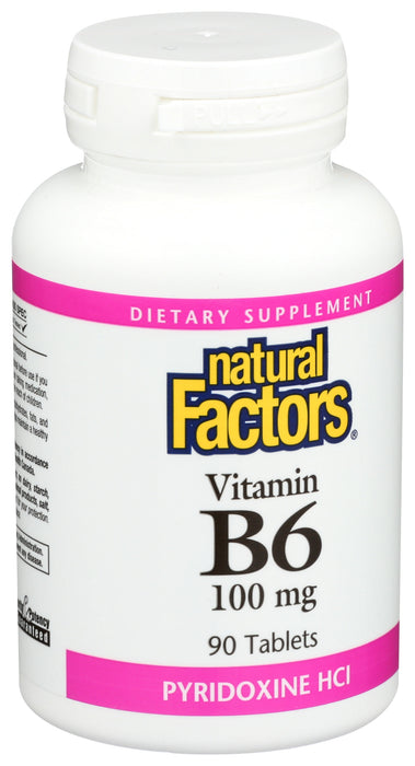 Vitamin B6, 100mg, 90tab