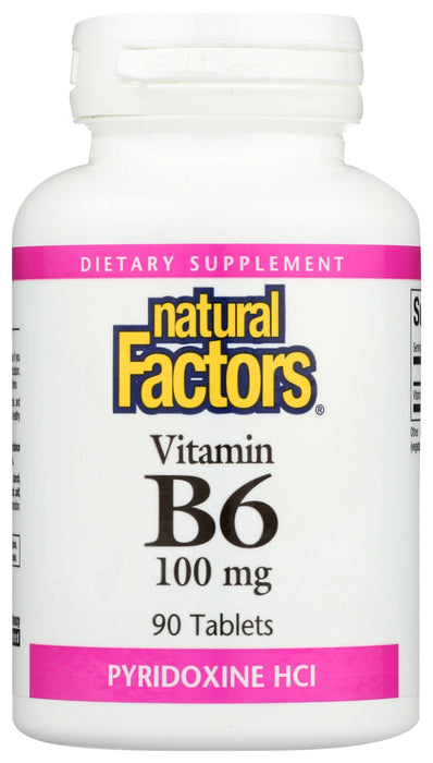 Vitamin B6, 100mg, 90tab