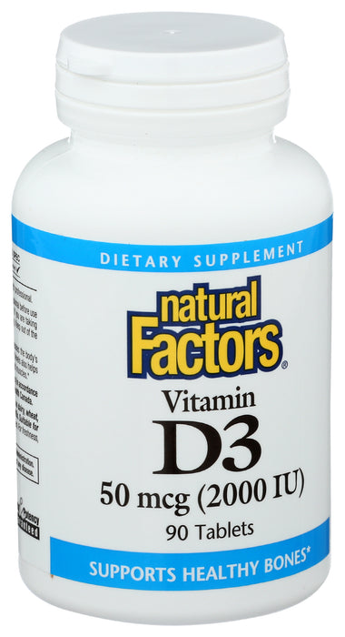 Vitamin D3, 2000IU, 90tab