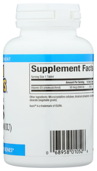 Vitamin D3, 2000IU, 90tab